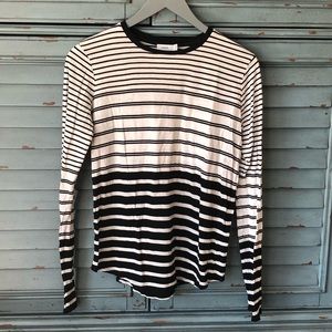 Vince striped long sleeve shirt minimalist